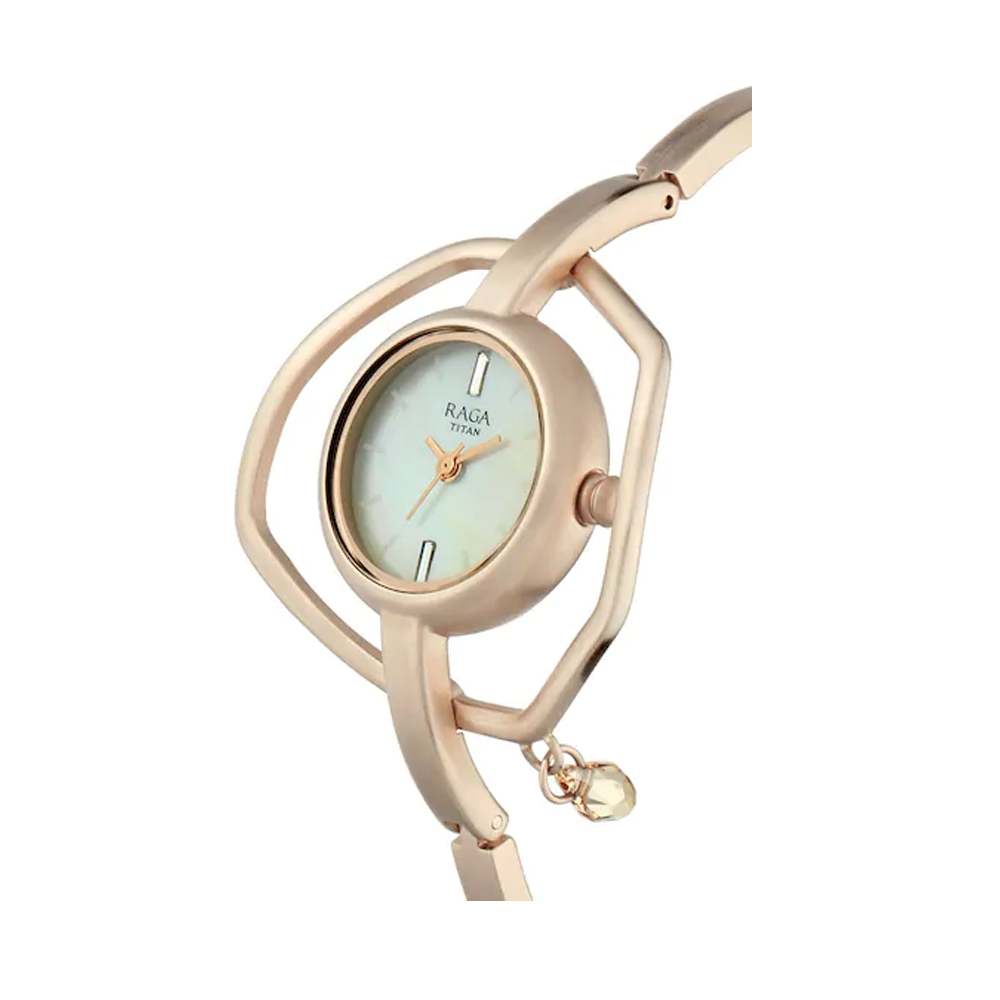 Titan Raga Analog Mother Of Pearl Dial Women's Watch 95101WM01