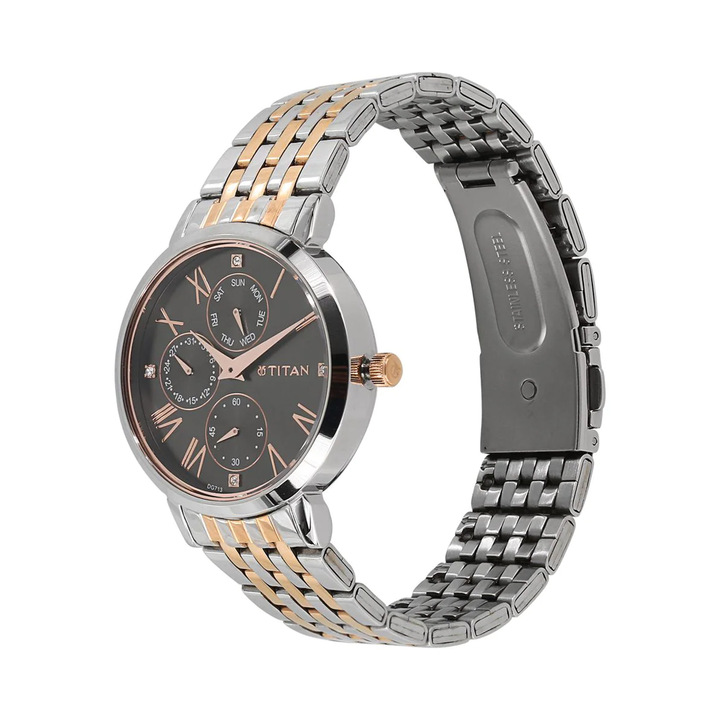 TITAN Workwear Anthracite Dial Women's Watch NP2569KM03