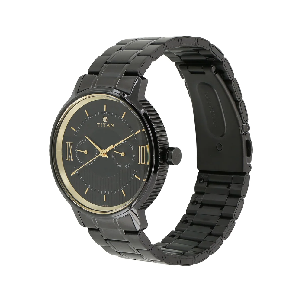 Titan Regalia Baron Analog Black Dial Men's Watch-NN1743NM01