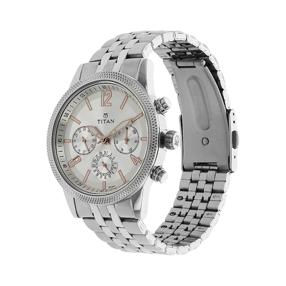 Titan Titan Neo Analog Silver Dial Men s Watch NK1734SM01 The