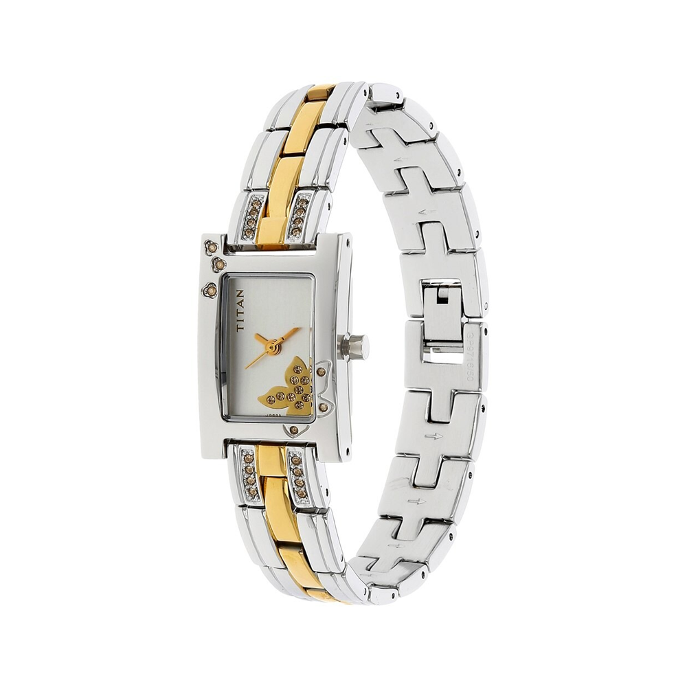 TITAN Silver Dial Women Watch NH9716BM01A