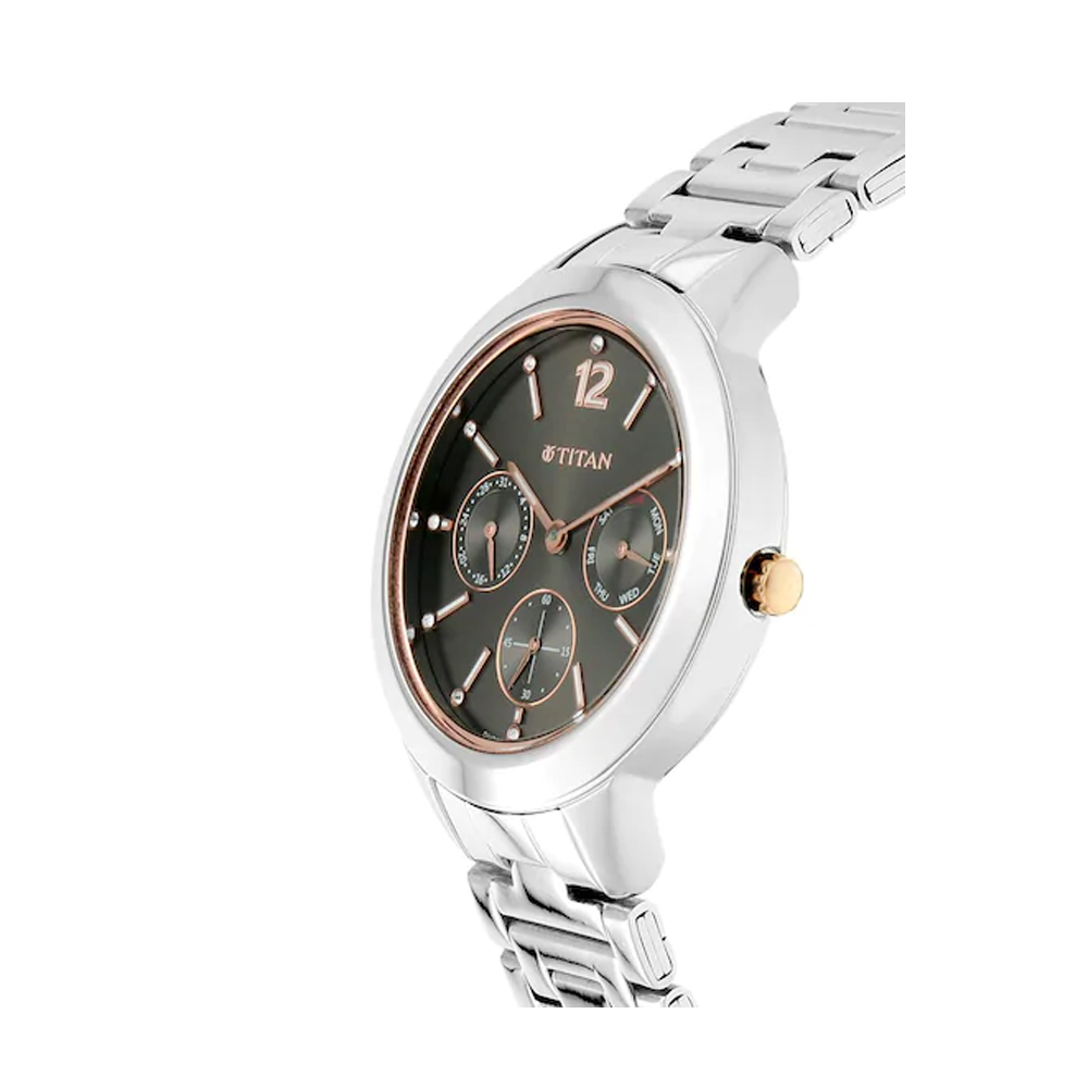 Titan Neo Analog Grey Dial Women's Watch 2588KM02