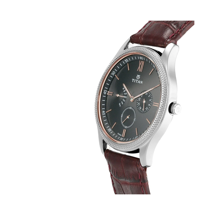 Titan NL1768SL04 Retrograde Analog Watch For Men