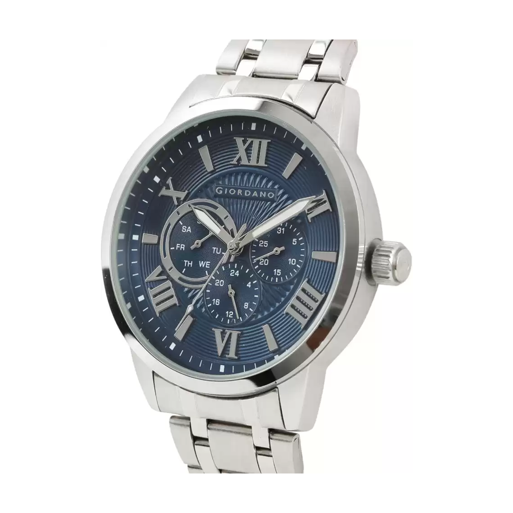 GIORDANO Blue Dial Multifunction Analogue Men's Watch A1077-33