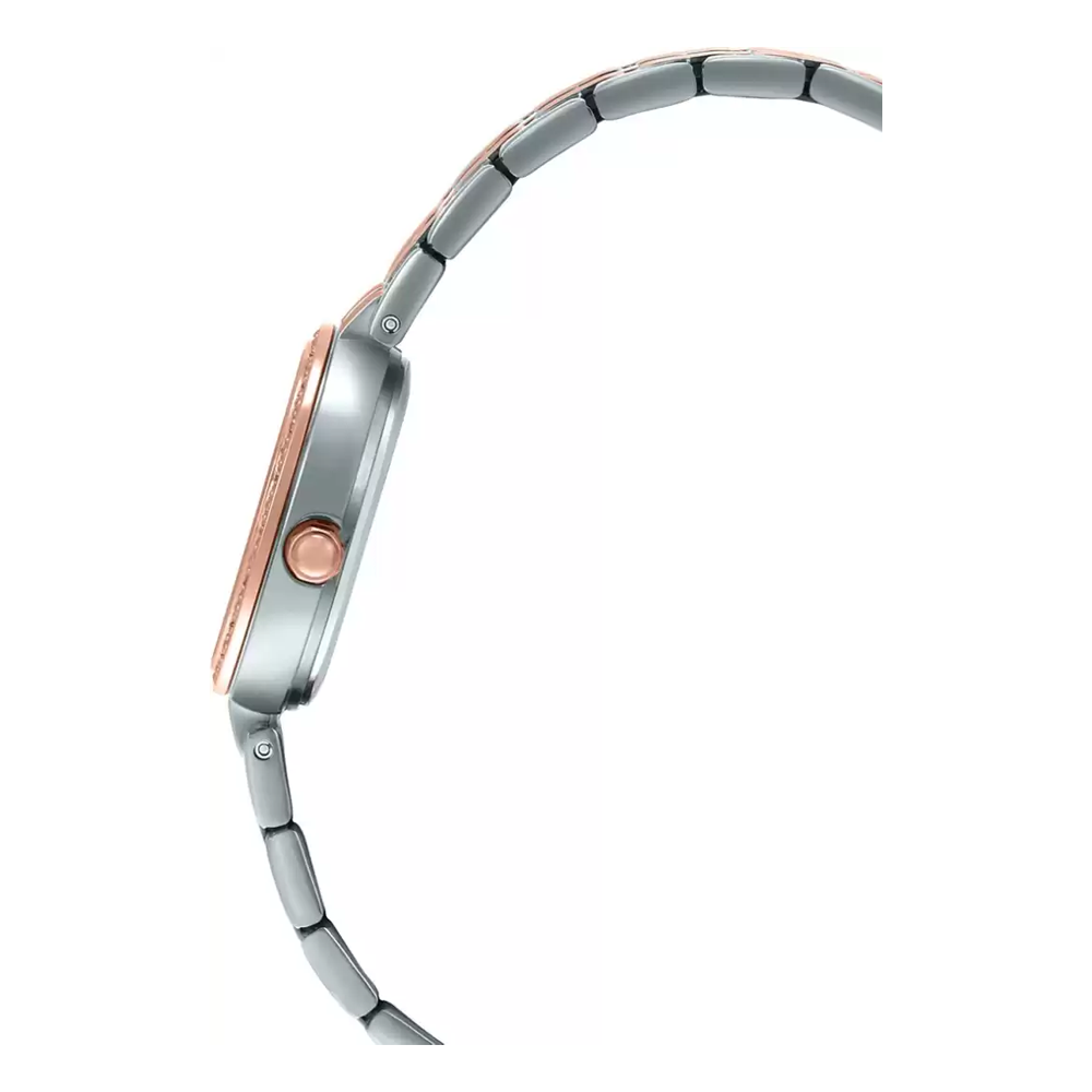 Casio Sheen Analog Rose Gold Dial Women's Watch-SH227