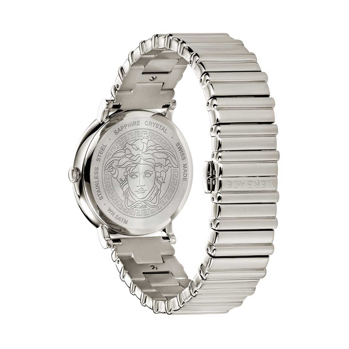 Versace VE8101419 V-Circle Analog White Dial Ladies Watch