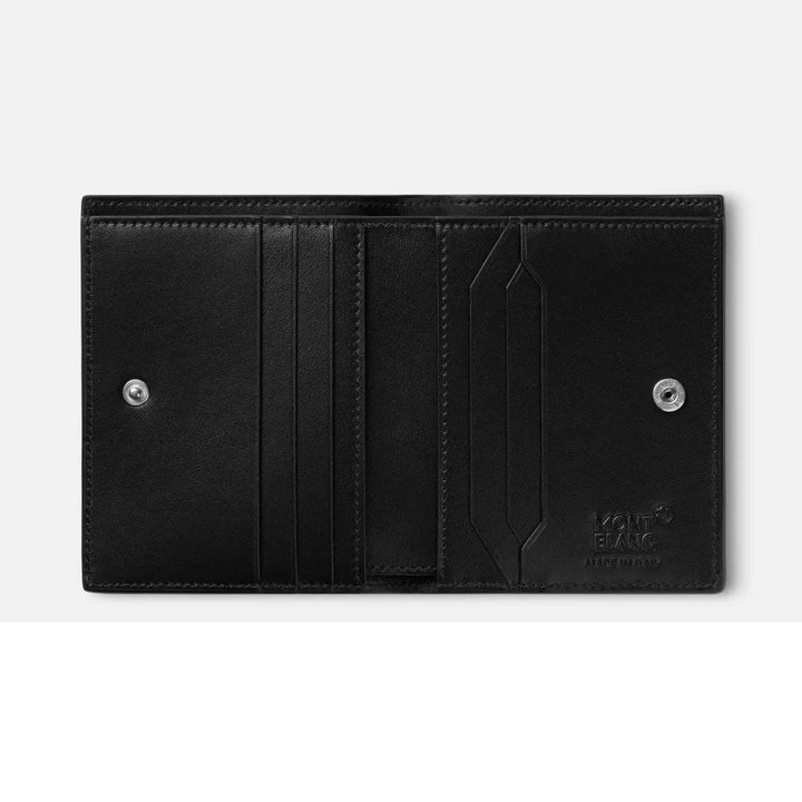 Mont Blanc Meisterstück Compact Wallet, Black, Leather, 6 Cards,129677