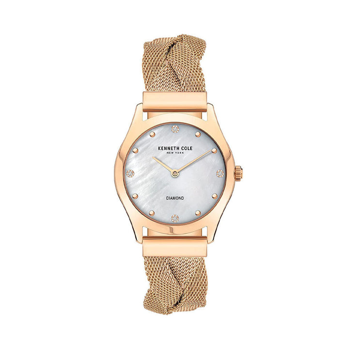 Kenneth Cole Analog White Dial Women's Watch-KCWLG2105702LD