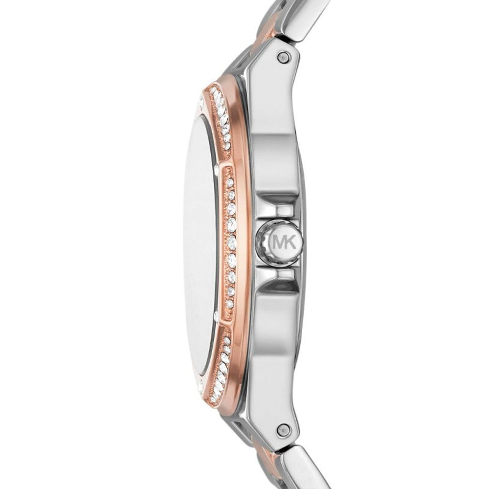 Michael Kors Lennox Three-Hand Stainless Steel Watch MK6989