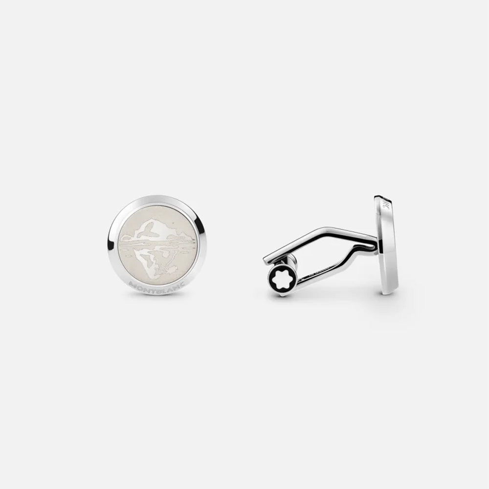 Cufflinks Montblanc 1858 Ice SEA129508