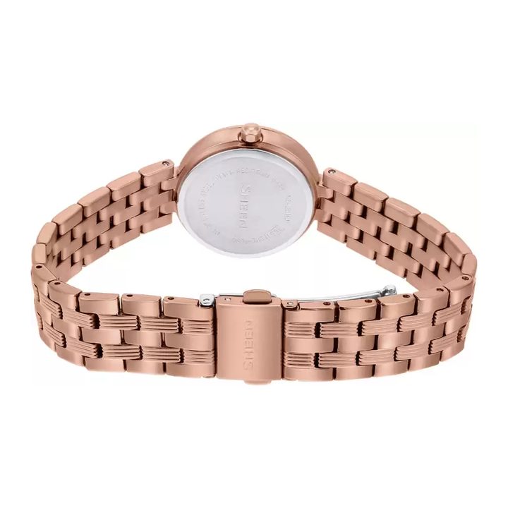 Casio Sheen Analog Rose Gold Dial Women's Watch-SH225