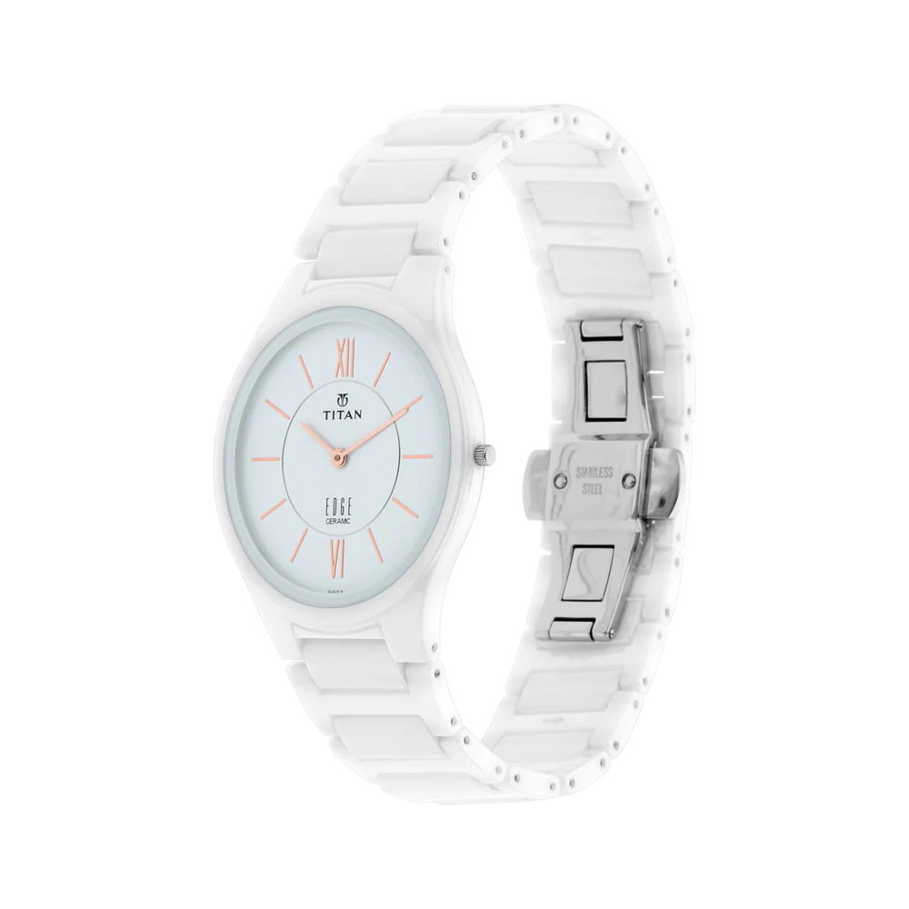 Titan ceramic 2025 mens watch