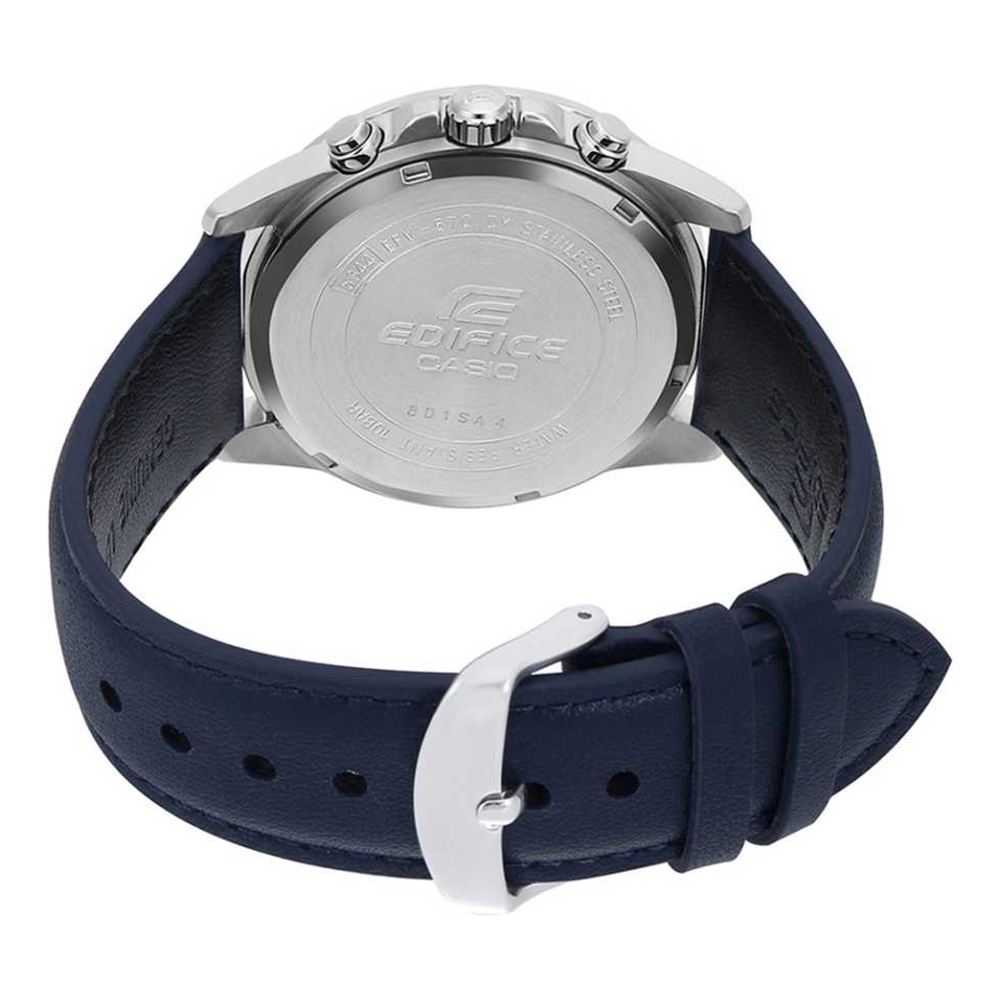 Casio Edifice Chronograph Blue Dial Men's Watch - EFV-570L-2BVUDF(EX498)