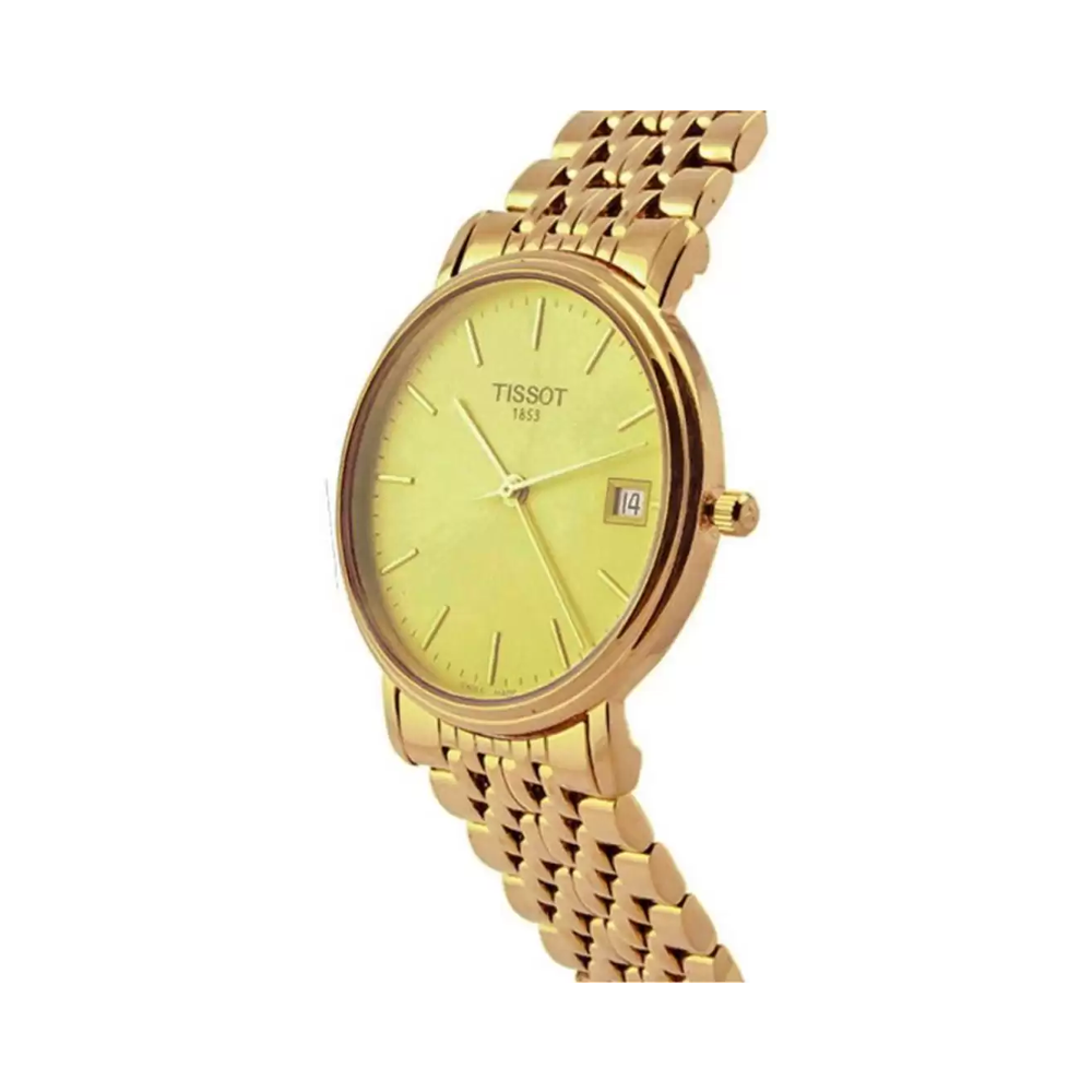 Tissot T52548121 Classic Desire Champagne Dial Gold tone Ladies