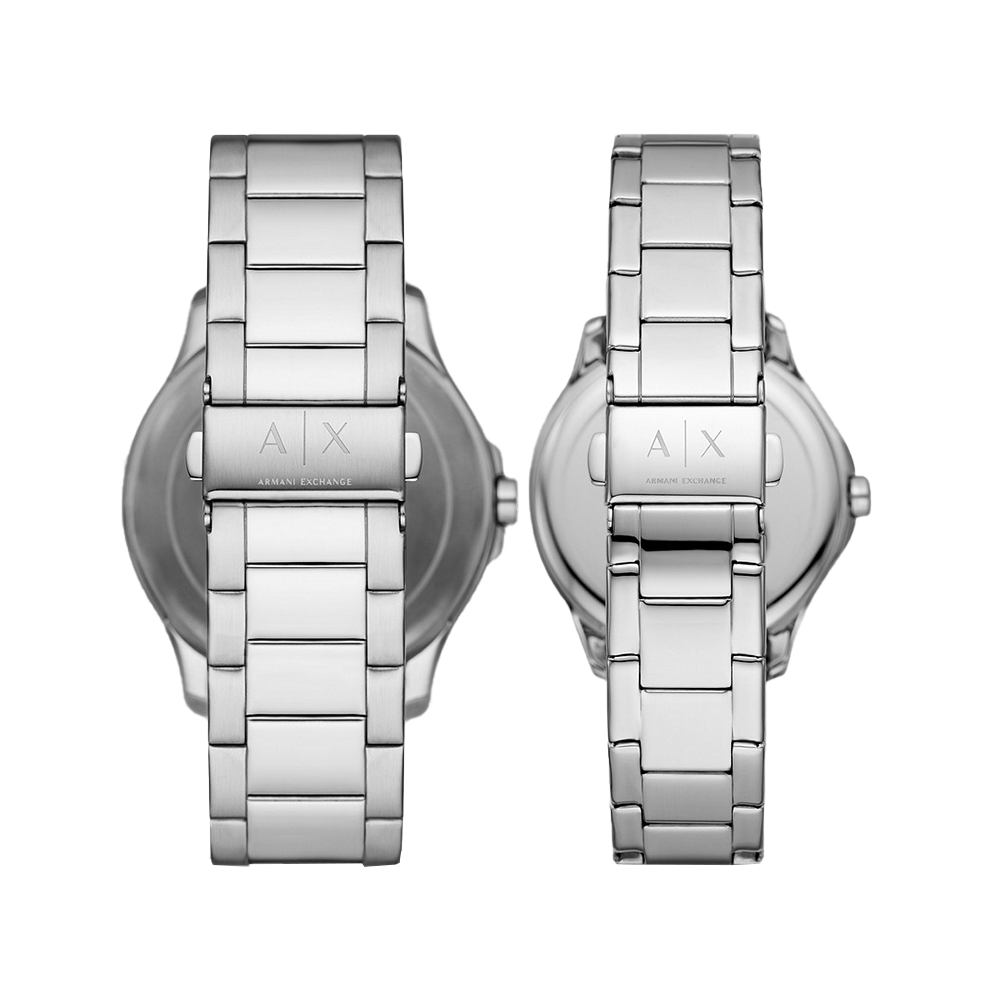 ARMANI EXCHANGE Unisex Couple Analog Watch Set AX7132SET The