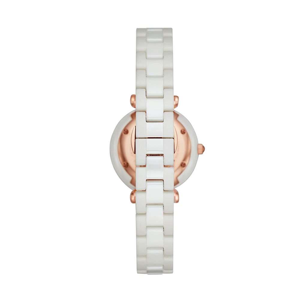 Fossil CE1104 Carlie Mini Analog White Dial Women's Watch