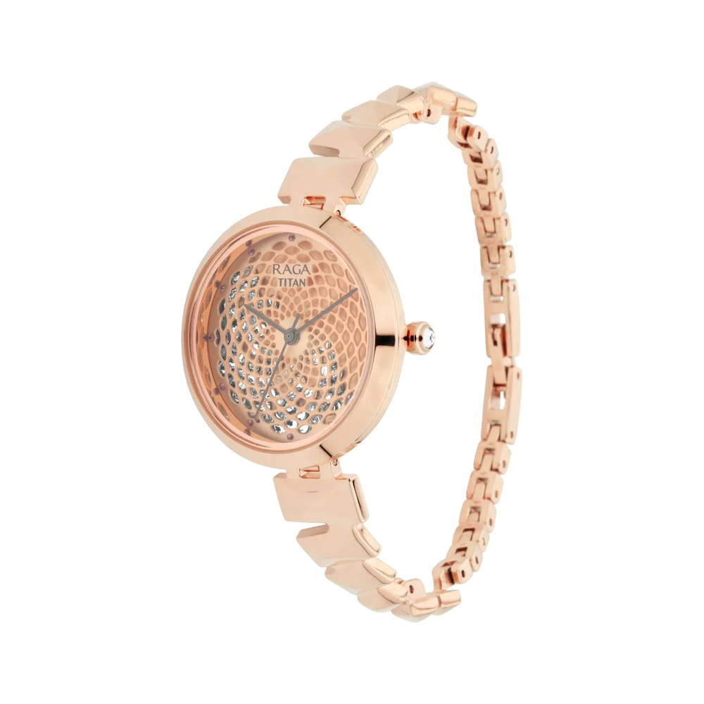 Titan NN95121WM01 Raga Facets Analog Watch For Women