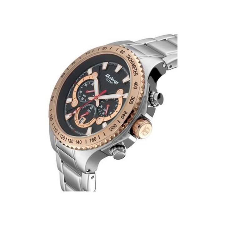 Titan Octane Analog Black Dial Men's Watch 90092KM03