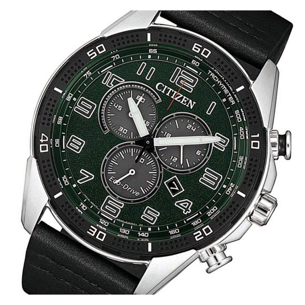 CITIZEN AT2441-08X Eco-Drive Chronograph Watch for Men