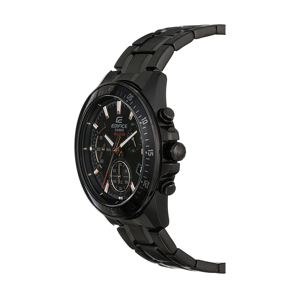 Casio Edifice Analog Black Dial Men's Watch-EFV-540DC-1BVUDF (EX415)