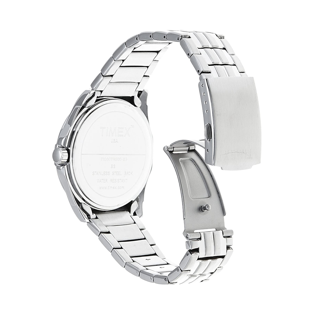 Timex E-Class Analog Silver Dial Men's Watch-TI000T90000