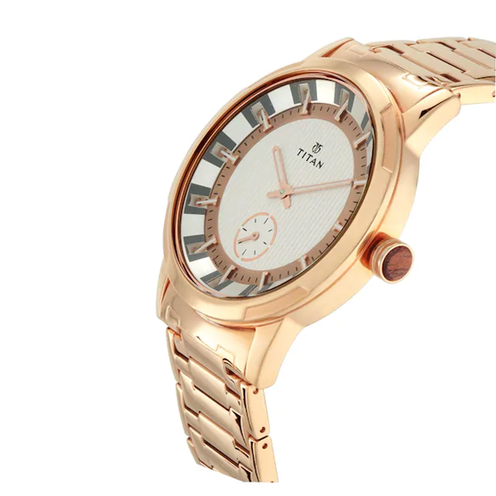 Titan Grandmaster Analog Silver Dial Men's Watch 1792WM01