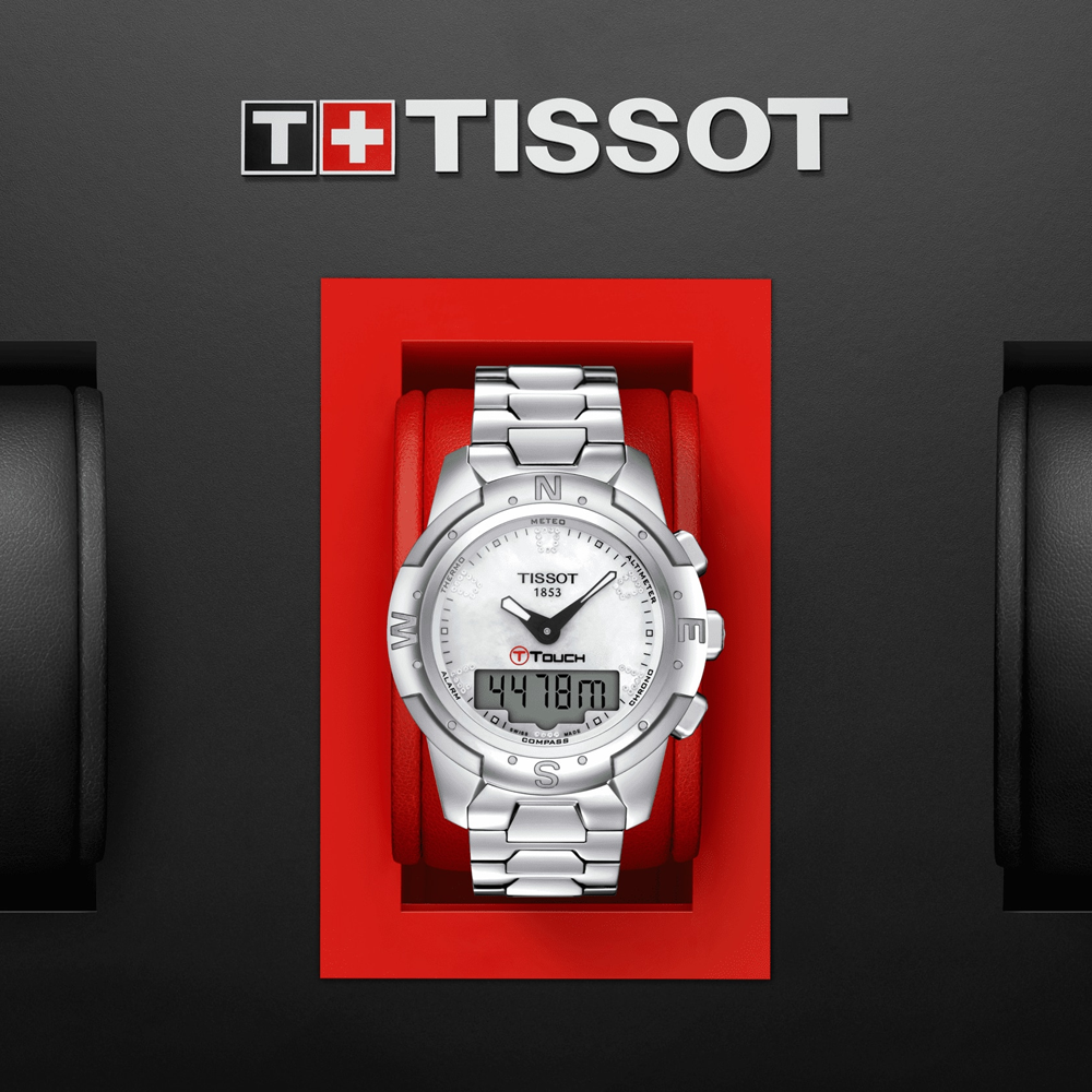 Tissot T-Touch II TITANIUM Chronograph Ladies Watch T0472204411600