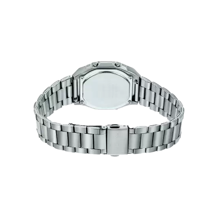 Casio Unisex VINTAGE Silver Dial Steel Digital Watch - D193