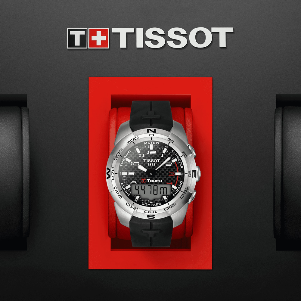 Tissot T-Touch Expert Alarm Chronograph Mens Watch T0134201720200