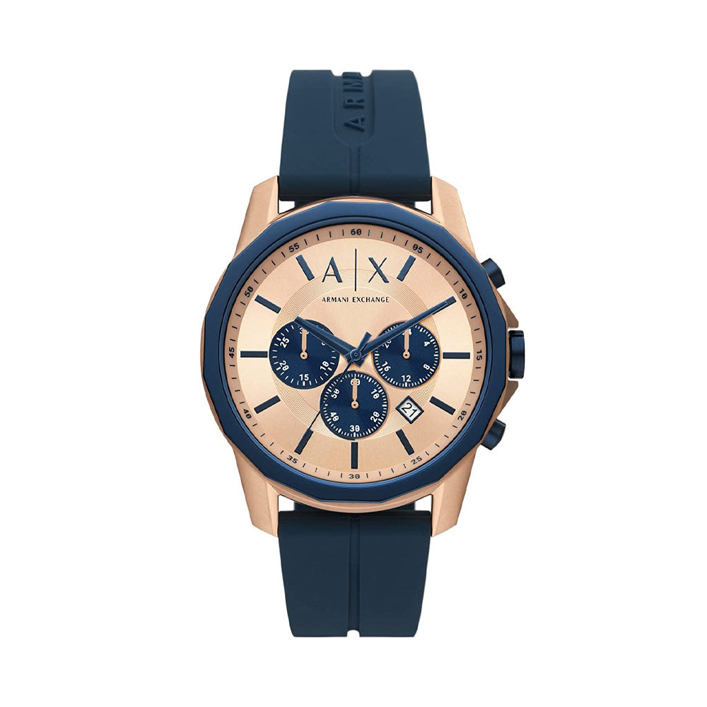 Armani Exchange Banks Analog Rose Gold Dial Men's Watch-AX1730