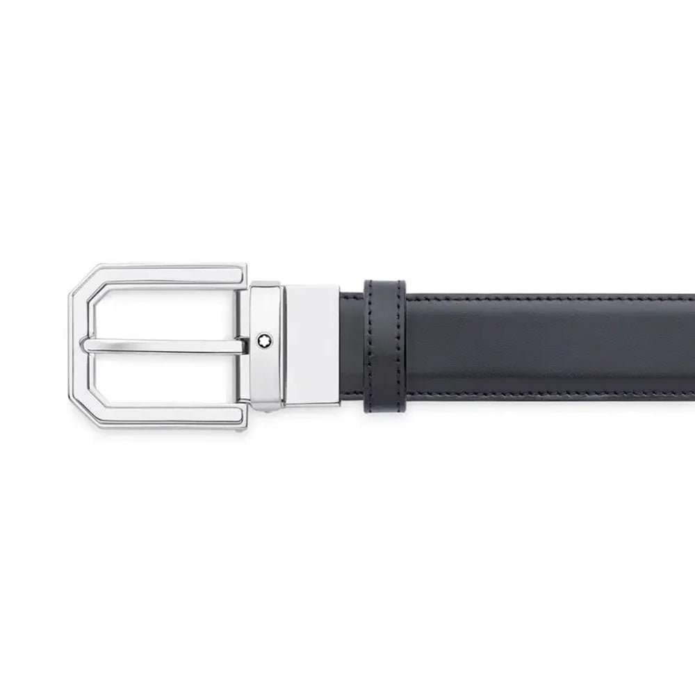 Montblanc 111092 Reversible Leather Belt (30mm) – Black/Brown