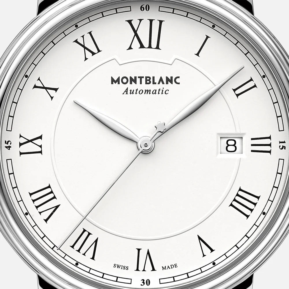 Montblanc Tradition Automatic White Dial Men's Watch 112610