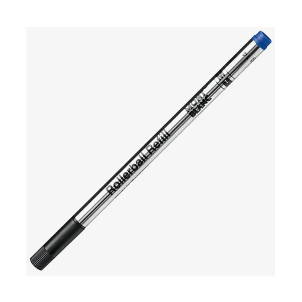 Mont Blanc Rollerball Refills (M) Royal Blue 124504 – Refill Cartridge with a Medium Nib for Rollerball Pens –2 x Royal Blue Pen Refills