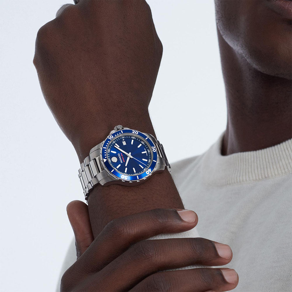 Movado 2600159 Series 800 Swiss Quartz Blue Watch For Men