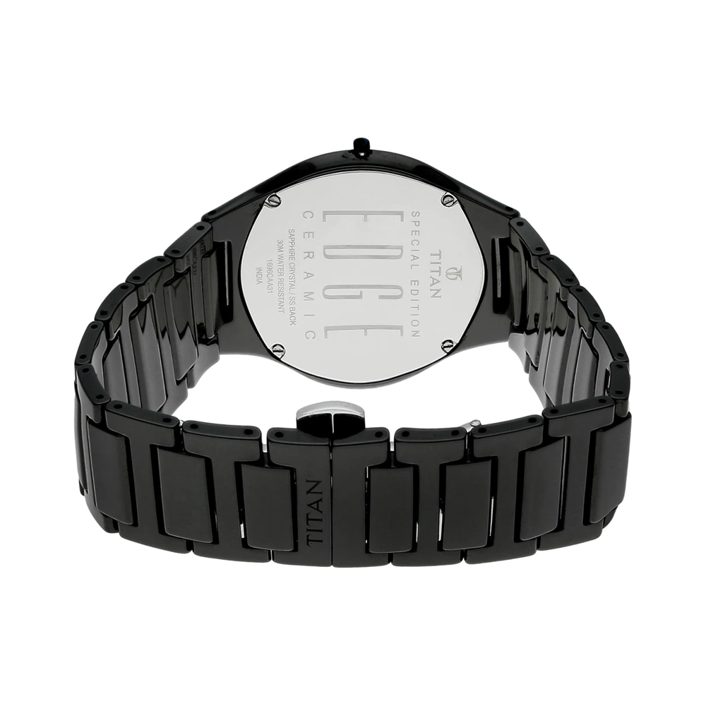 Titan edge ceramic hot sale black watch