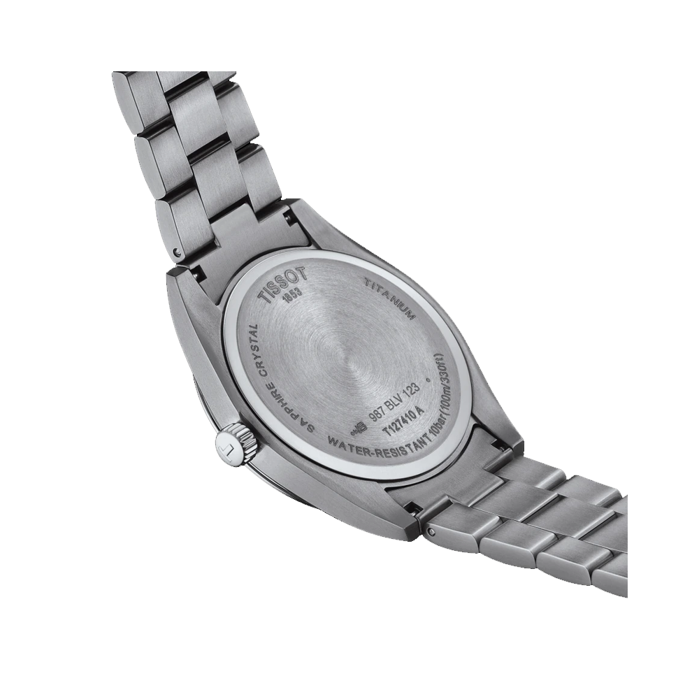 TISSOT T1274104408100 T-CLASSIC GENTLEMAN TITANIUM WATCH