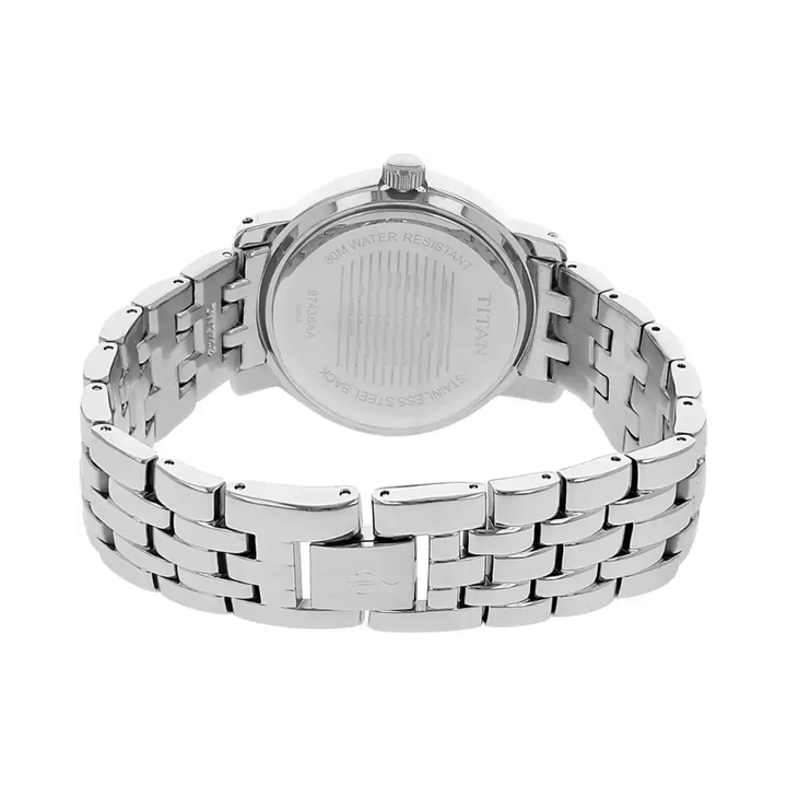 Titan Analog Silver Dial Women's Watch NF9743SM01E