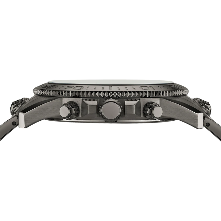Versus Mens 46 mm Dark Grey Dial Metal Bracelet Analogue Watch - VSPZZ0621