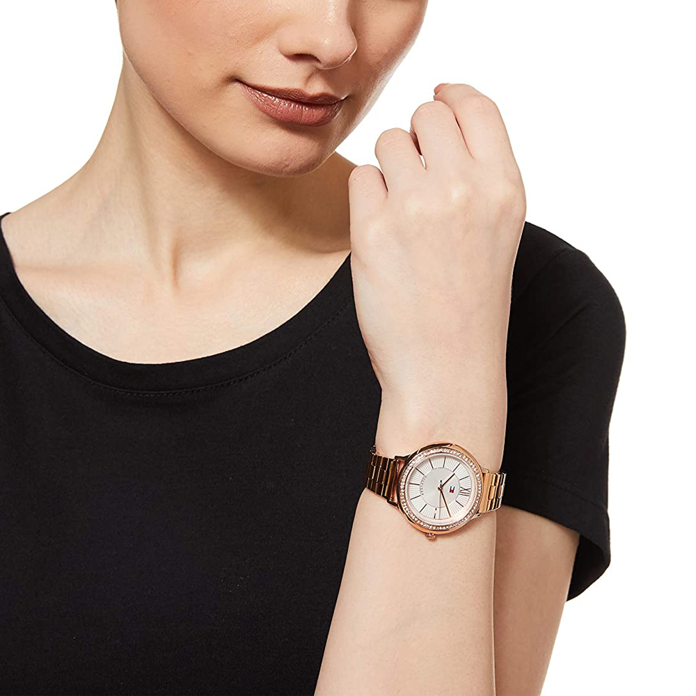 Tommy Hilfiger TH1781861 Candice Round Analog White Dial Ladies