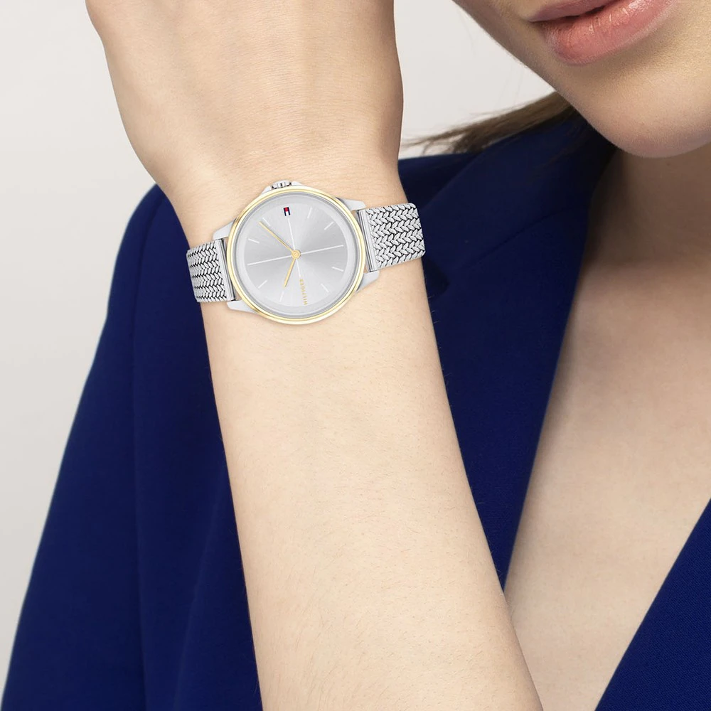 Tommy Hilfiger Silver White Dial Women Watch NCTH1782357W