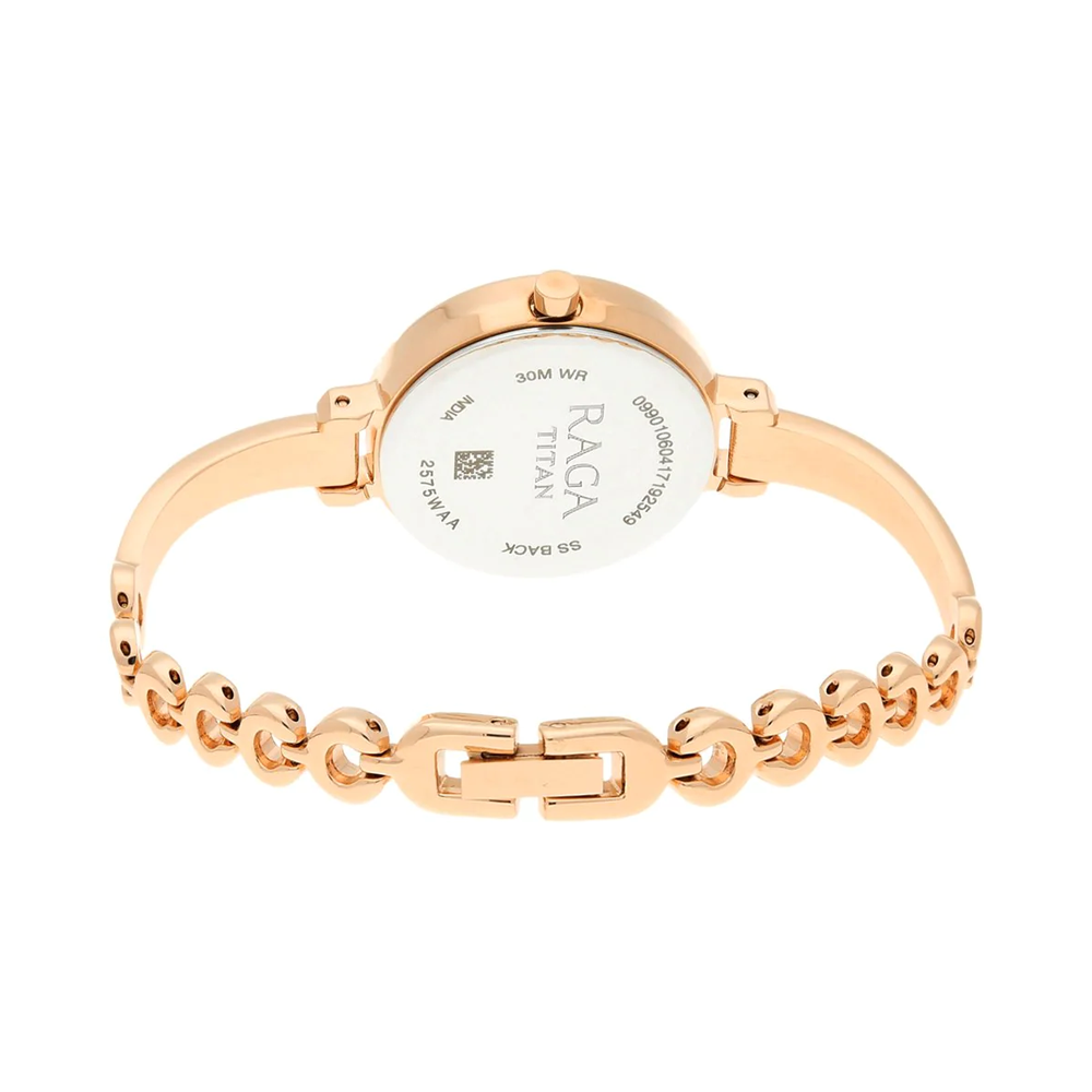 TITAN Raga Viva Rose Gold Dial Women's Watch NP2575WM01