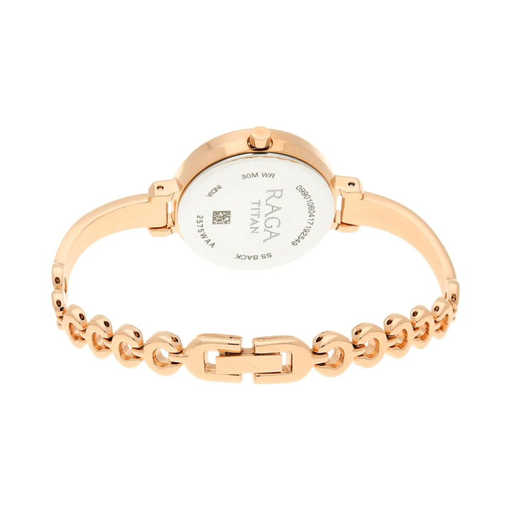 TITAN Raga Viva Rose Gold Dial Women's Watch NP2575WM01