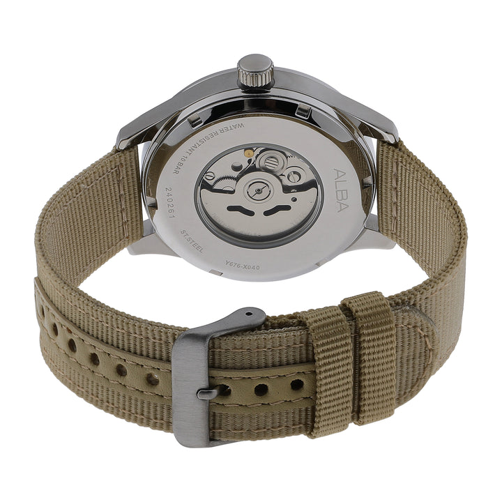 AL4271X1 Mechanical Nylon Strap Watch