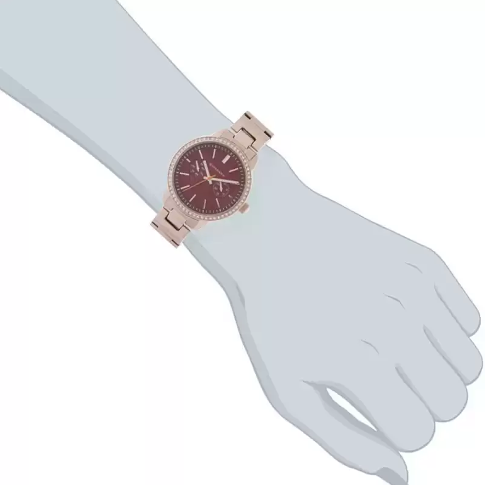 Giordano Analogue Red Dial Women's Watch   2881-55