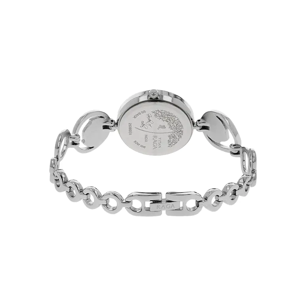 Titan raga silver watches 2025 for ladies