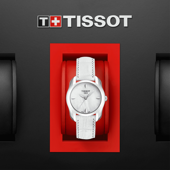 Tissot T-Wave Analog Mother of Pearl Dial Women's Watch T0232101611100