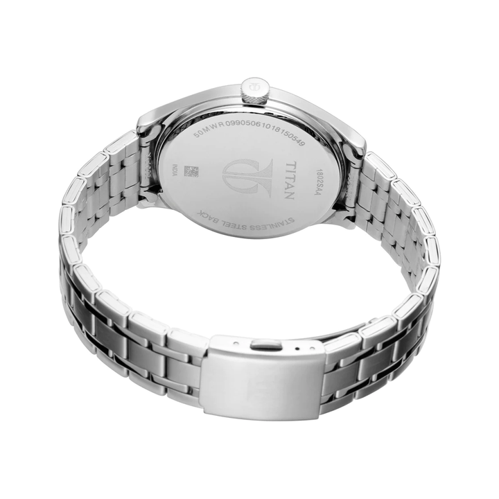 Titan Neo Iv Analog White Dial Men's Watch-NL1802SM01