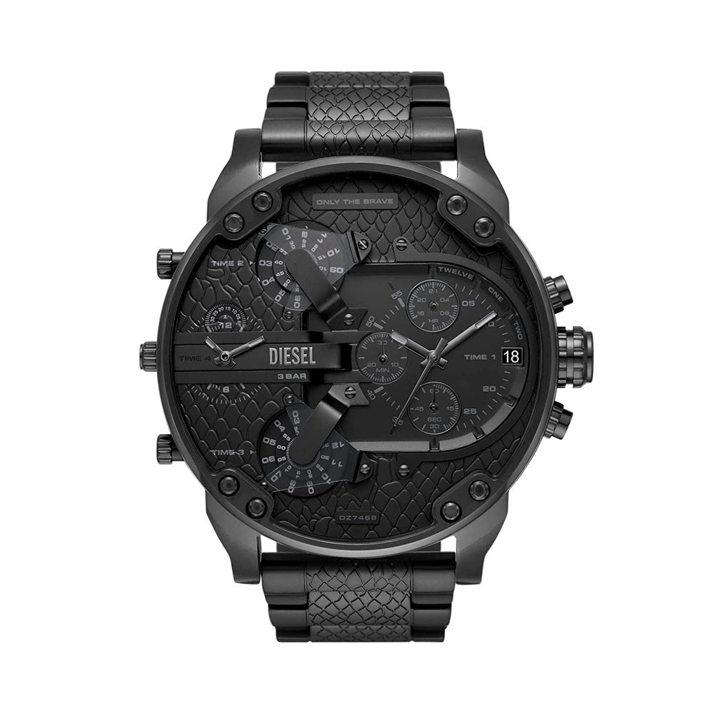 Diesel DZ7468 Mr. Daddy 2.0 - Black Reptilia Watch