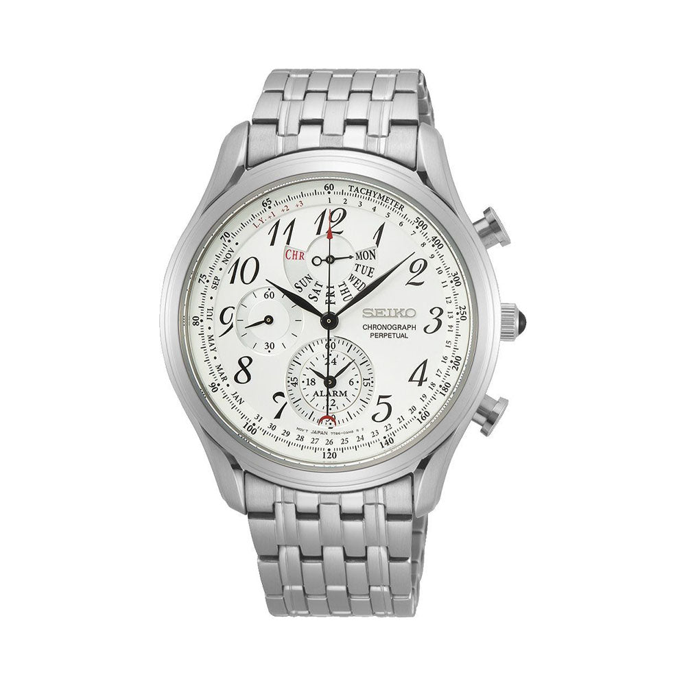 SEIKO SPC251P1 Dress Chronograph Watch For Men