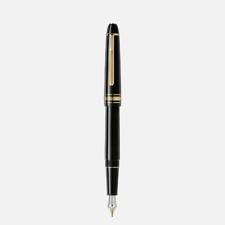 Mont Blanc 145-Meisterstuck Classique Gold Fountain Pen, Medium Nib 106514